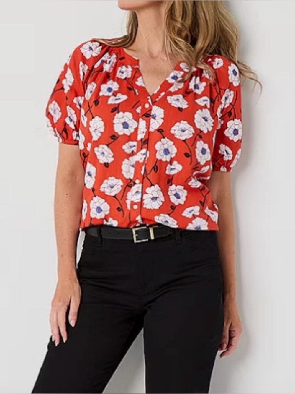 St. John's Bay Floral Top